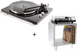 Turntables hifi Enova hifi Vision 4 USB BL + Vinyle Lover WH