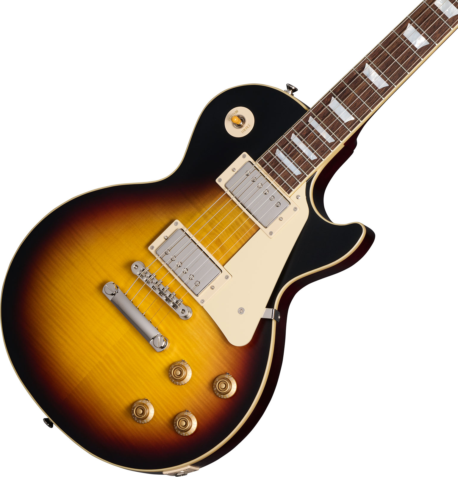 Epiphone 1959 Les Paul Standard Inspired By 2h Gibson Ht Lau - Vos Tobacco Burst - Single-Cut-E-Gitarre - Variation 3