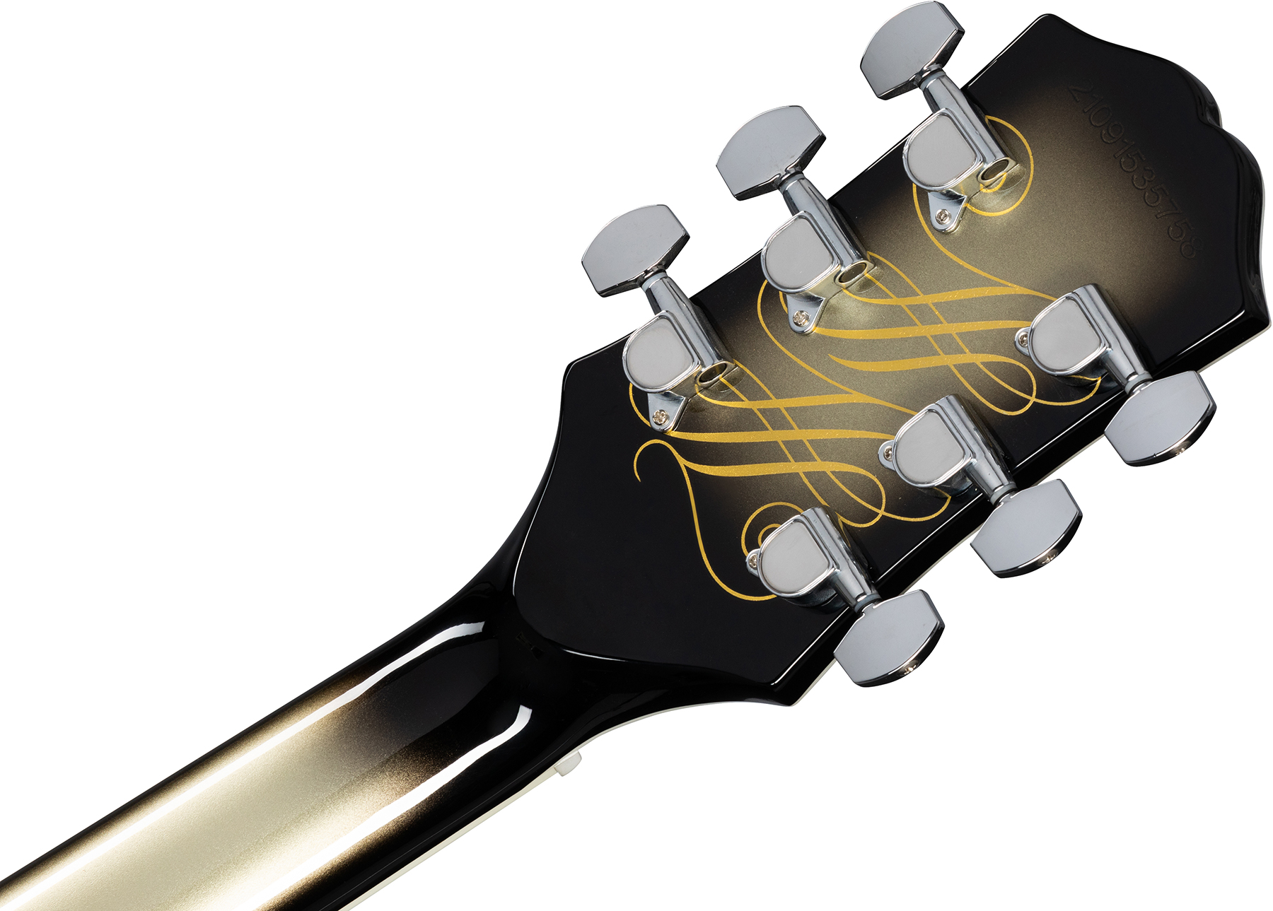 Epiphone Adam Jones Les Paul Custom Frazetta The Berserker Art Ltd 2h Ht Eb - Antique Silverburst - Single-Cut-E-Gitarre - Variation 6