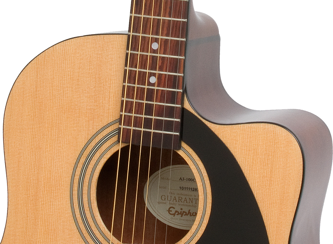 Epiphone J-15 Ec Dreadnought Cw Epicea Acajou Pf - Natural - Elektroakustische Gitarre - Variation 3