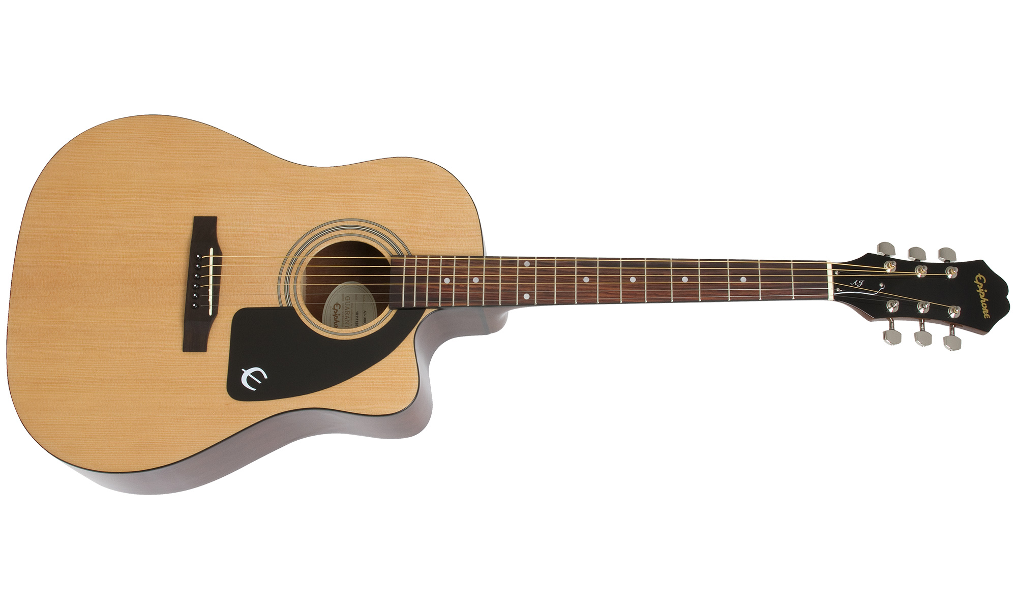 Epiphone J-15 Ec Dreadnought Cw Epicea Acajou Pf - Natural - Elektroakustische Gitarre - Variation 1