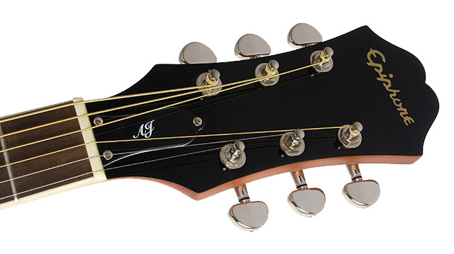 Epiphone J-45 Ec Studio Dreadnought Cw Epicea Acajou Rw - Ebony - Elektroakustische Gitarre - Variation 4