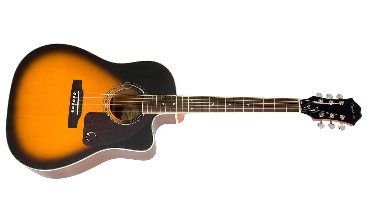 Epiphone J-45 Ec Studio Dreadnought Cw Epicea Acajou Rw - Vintage Sunburst - Elektroakustische Gitarre - Variation 1