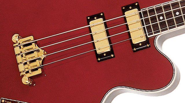 Epiphone Allen Woody Rumblekat Bass Signature Short Scale Rw - Wine Red - Halbakustiche Bass - Variation 1