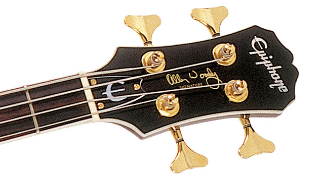 Epiphone Allen Woody Rumblekat Bass Signature Short Scale Rw - Wine Red - Halbakustiche Bass - Variation 2