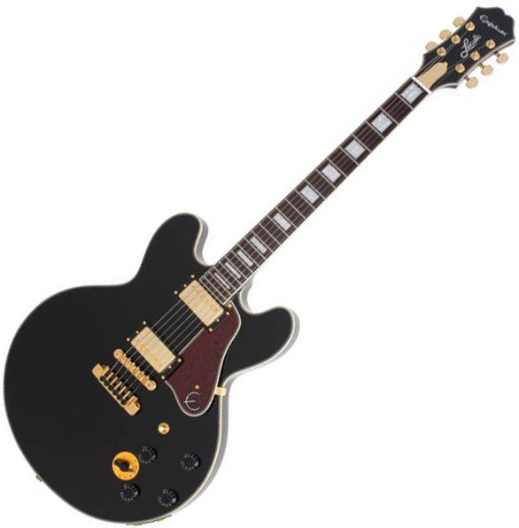 Epiphone B.b. King Lucille Gh - Ebony - Semi-Hollow E-Gitarre - Variation 2