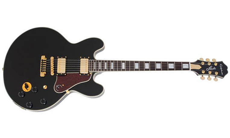 Epiphone B.b. King Lucille Gh - Ebony - Semi-Hollow E-Gitarre - Variation 1