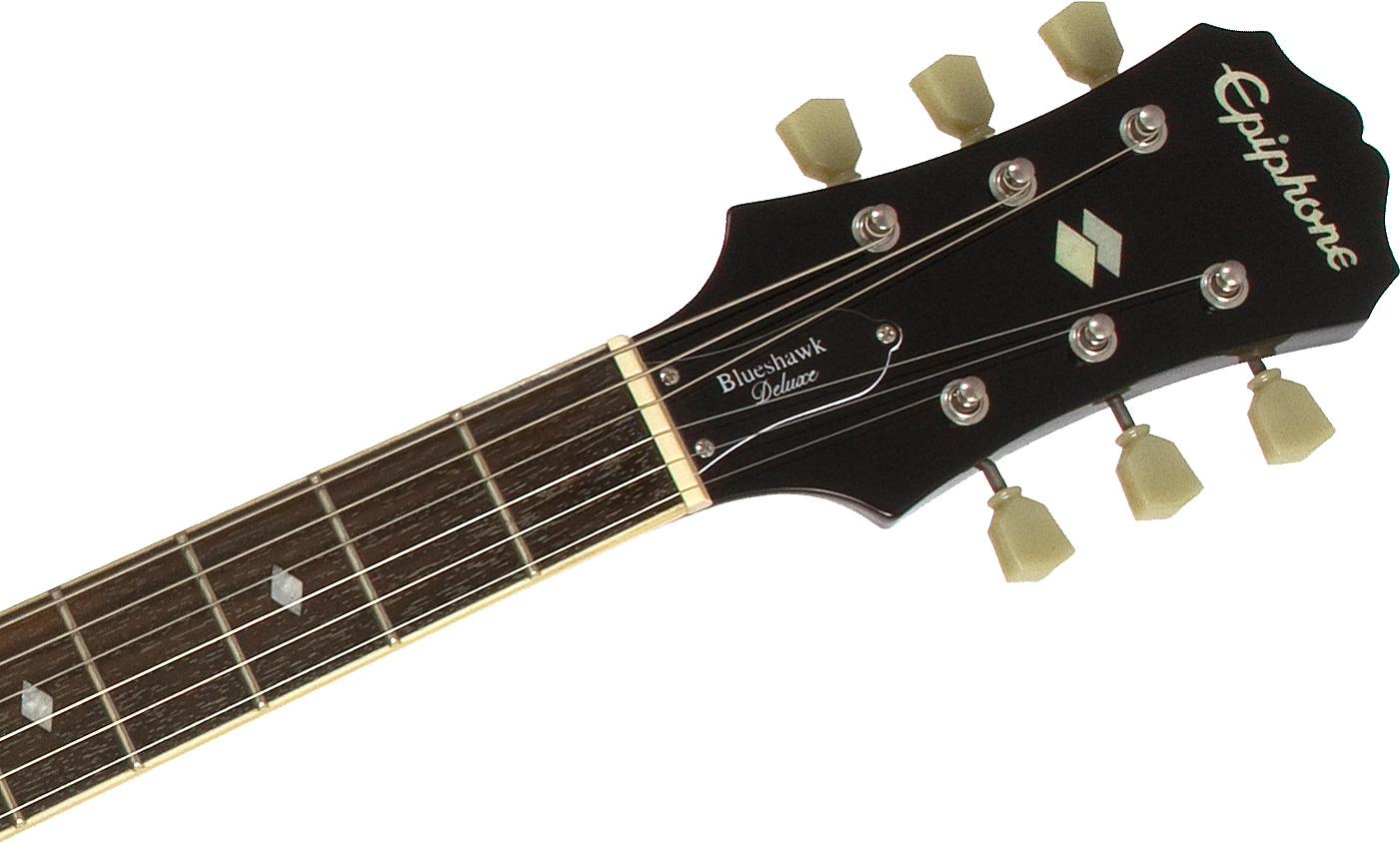 Epiphone Blueshawk Deluxe Ch - Wine Red - Semi-Hollow E-Gitarre - Variation 3