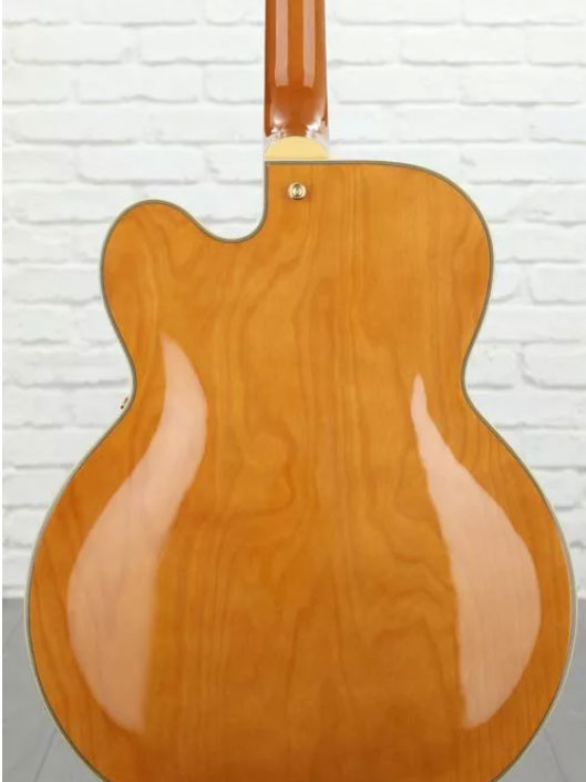 Epiphone Broadway 2019 Hh Ht Pf - Vintage Natural - Hollowbody E-Gitarre - Variation 2