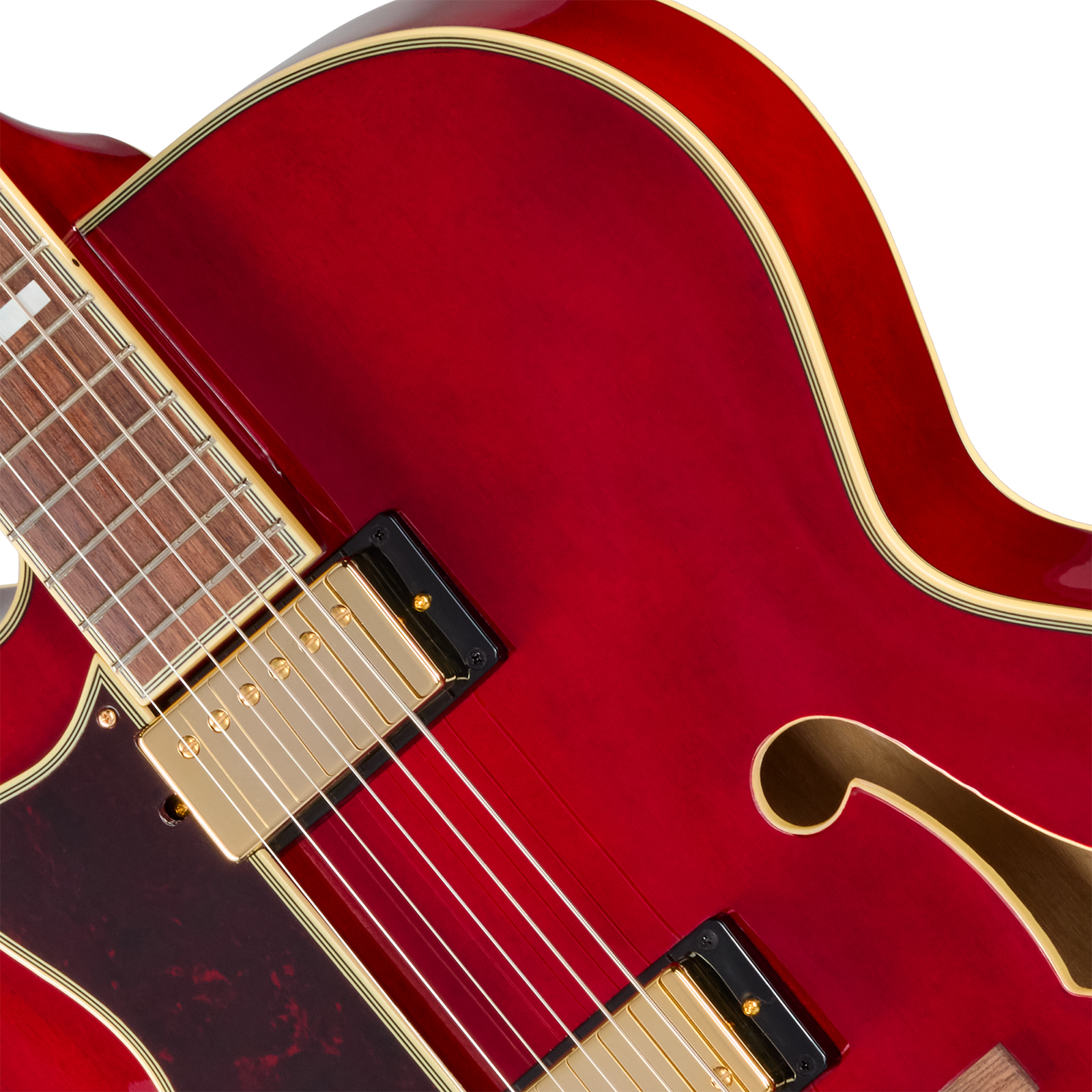 Epiphone Broadway Lh Original Archtops Gaucher 2h Ht Rw - Wine Red - Hollowbody E-Gitarre - Variation 2