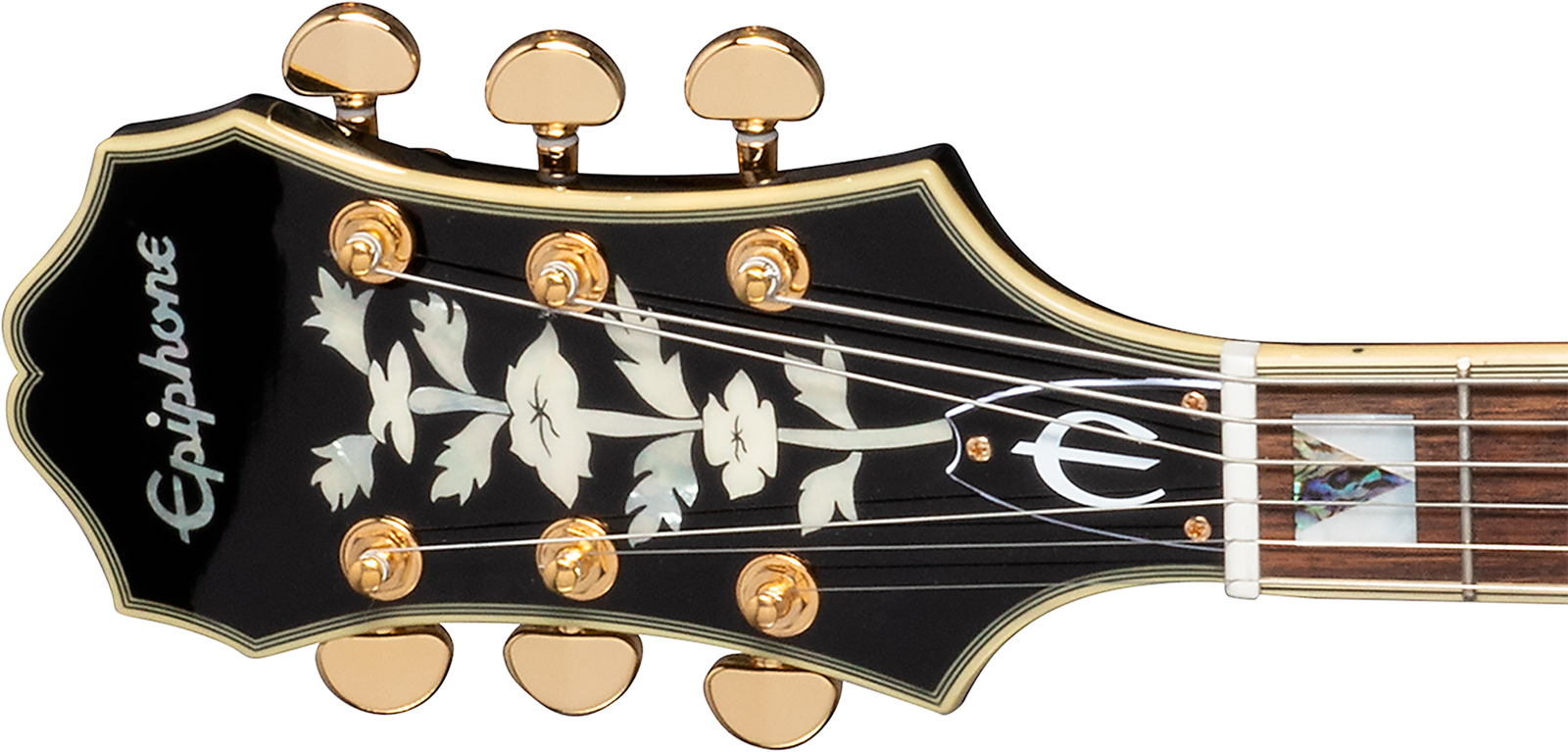 Epiphone Broadway Lh Original Archtops Gaucher 2h Ht Rw - Vintage Sunburst - Hollowbody E-Gitarre - Variation 4