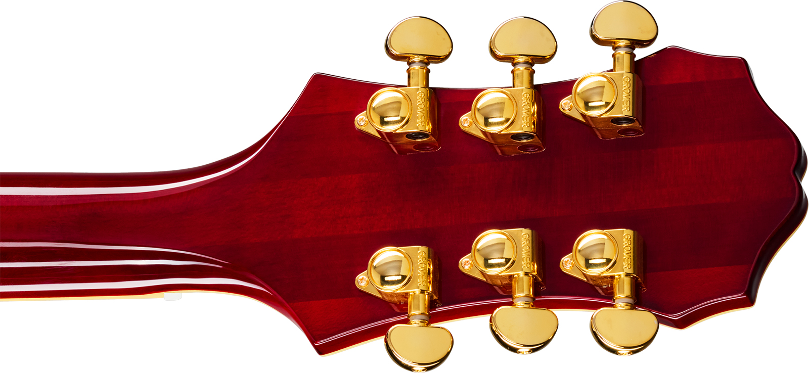 Epiphone Broadway Lh Original Archtops Gaucher 2h Ht Rw - Wine Red - Hollowbody E-Gitarre - Variation 5