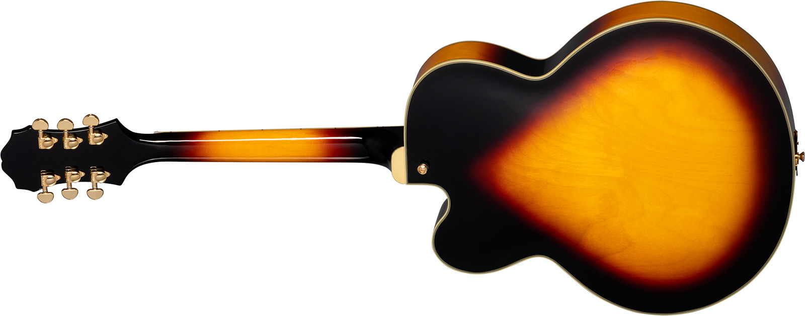 Epiphone Broadway Original Archtops 2h Ht Rw - Vintage Sunburst - Hollowbody E-Gitarre - Variation 1
