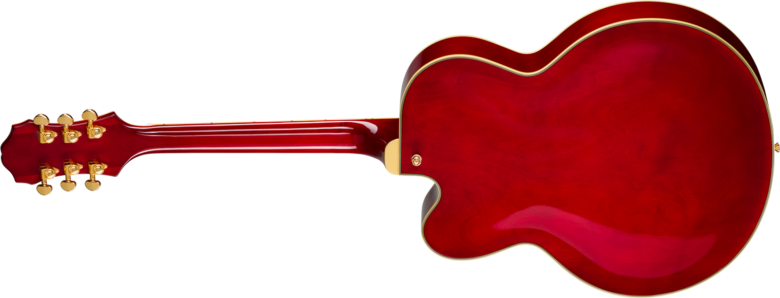 Epiphone Broadway Original Archtops 2h Ht Rw - Wine Red - Hollowbody E-Gitarre - Variation 1