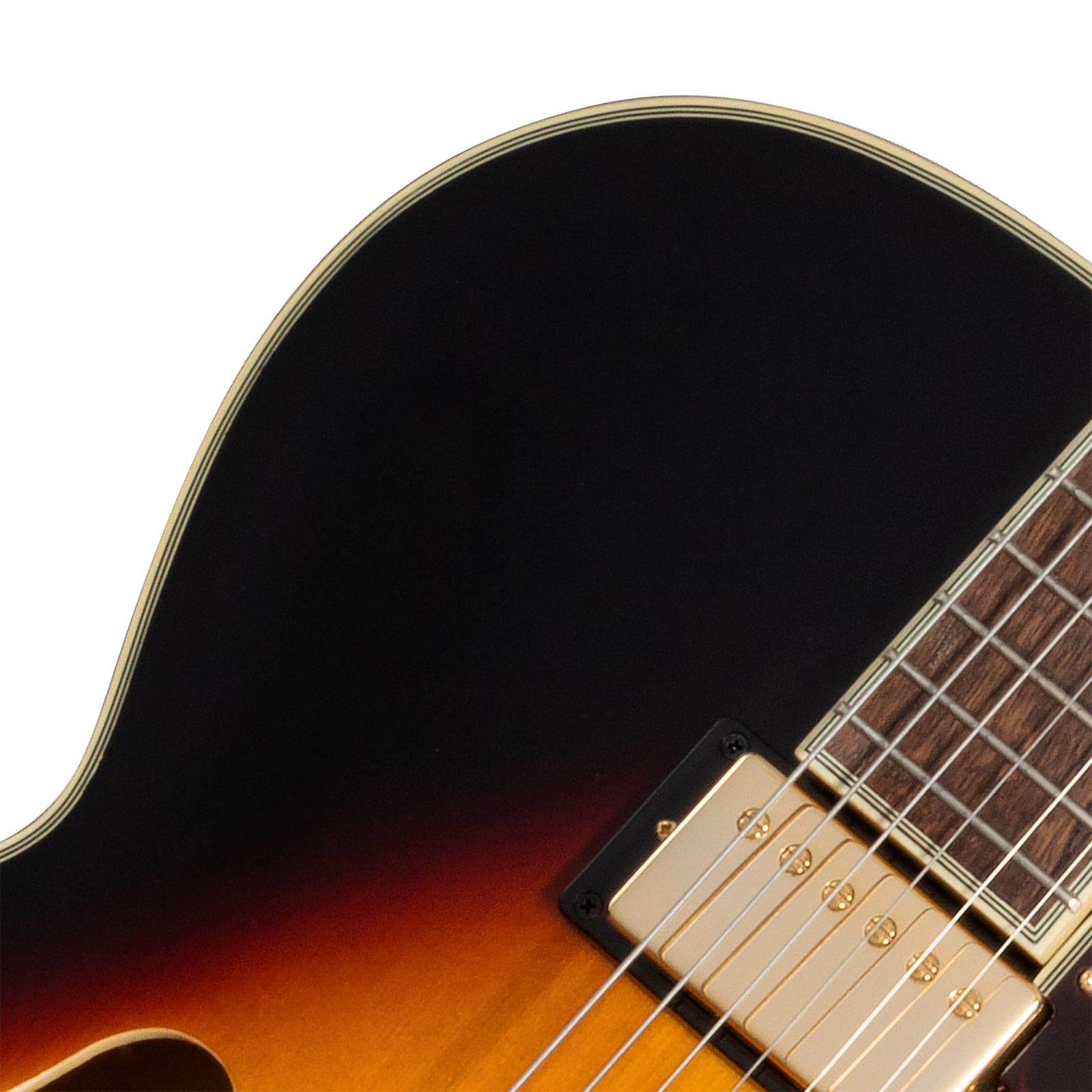 Epiphone Broadway Original Archtops 2h Ht Rw - Vintage Sunburst - Hollowbody E-Gitarre - Variation 2