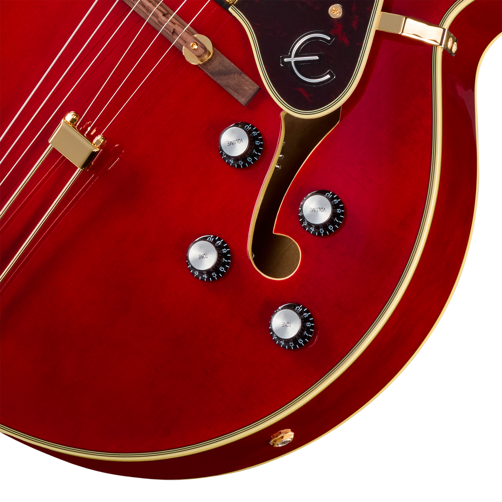 Epiphone Broadway Original Archtops 2h Ht Rw - Wine Red - Hollowbody E-Gitarre - Variation 3