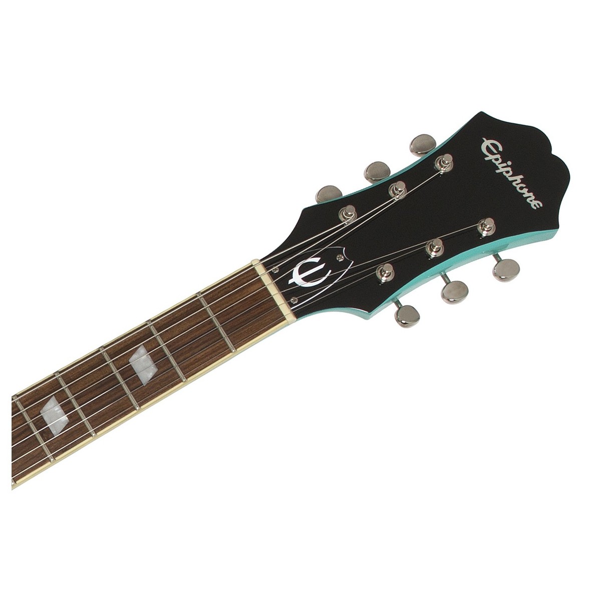 Epiphone Casino Coupe Archtop 2019 2p90 Ht Pf - Turquoise - Semi-Hollow E-Gitarre - Variation 2