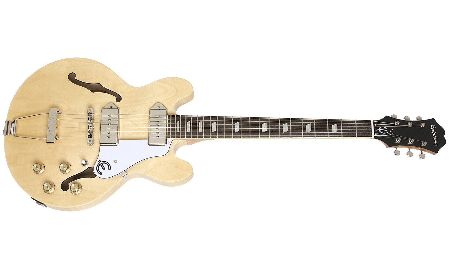 Epiphone Casino Coupe Ch - Natural - Semi-Hollow E-Gitarre - Variation 1