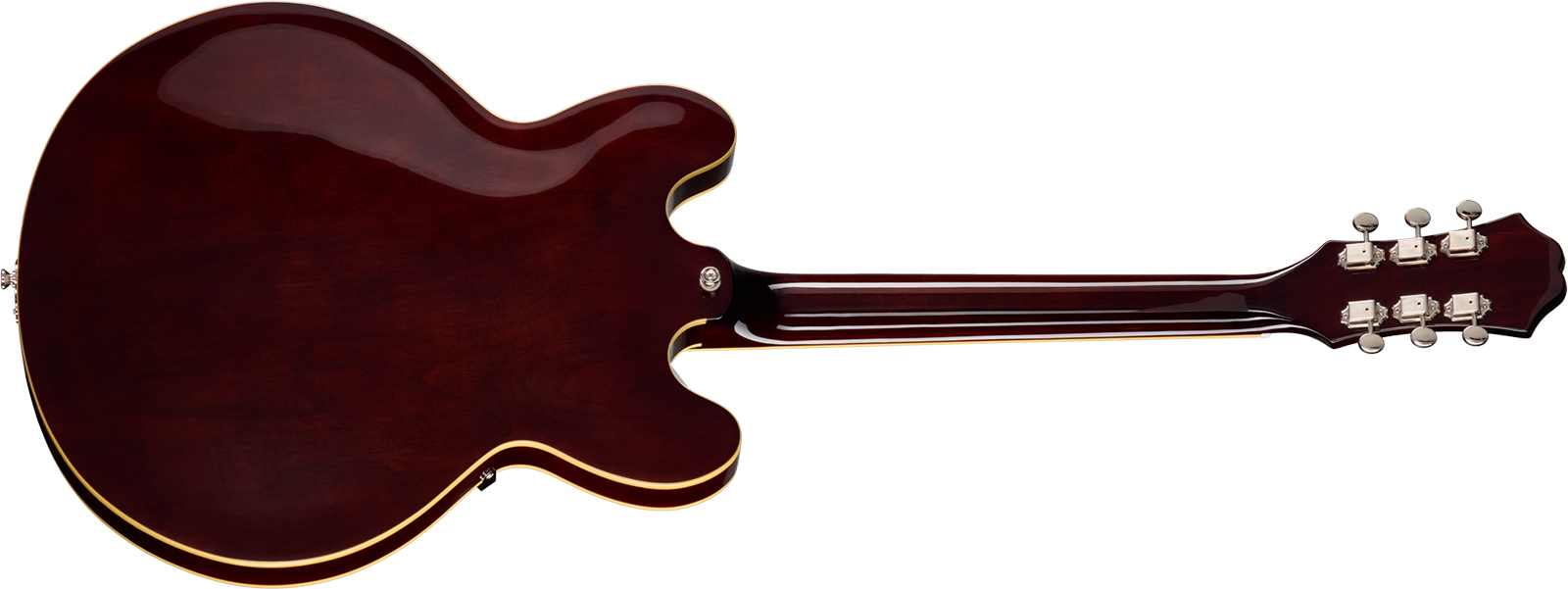 Epiphone Casino Lh Original Archtops Gaucher 2s P90 Ht Rw - Vintage Sunburst - Semi-Hollow E-Gitarre - Variation 1