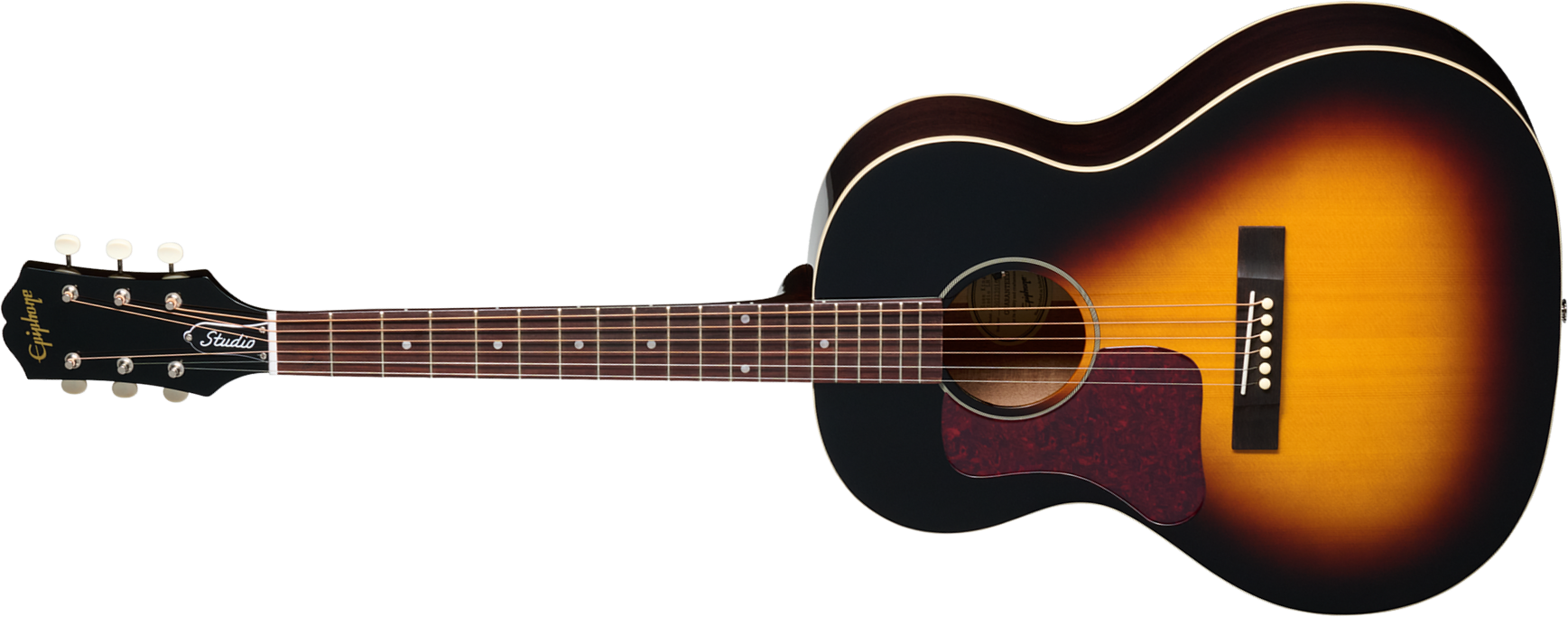 Epiphone Blues King Studio Lh Gaucher Ibg Parlor Epicea Acajou Rw - Dark Burst - Folk-Gitarre - Main picture