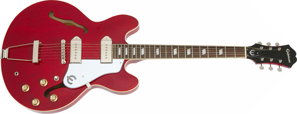 Epiphone Casino Ch - Cherry - Semi-Hollow E-Gitarre - Main picture