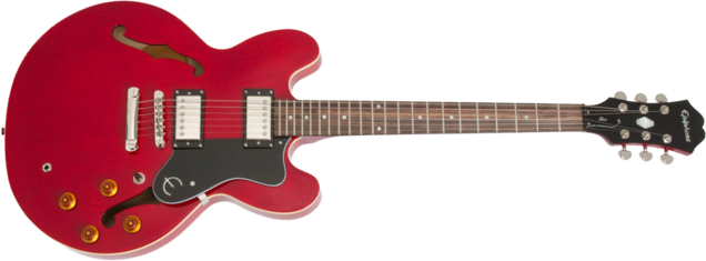 Epiphone Dot Ch - Cherry - Semi-Hollow E-Gitarre - Main picture