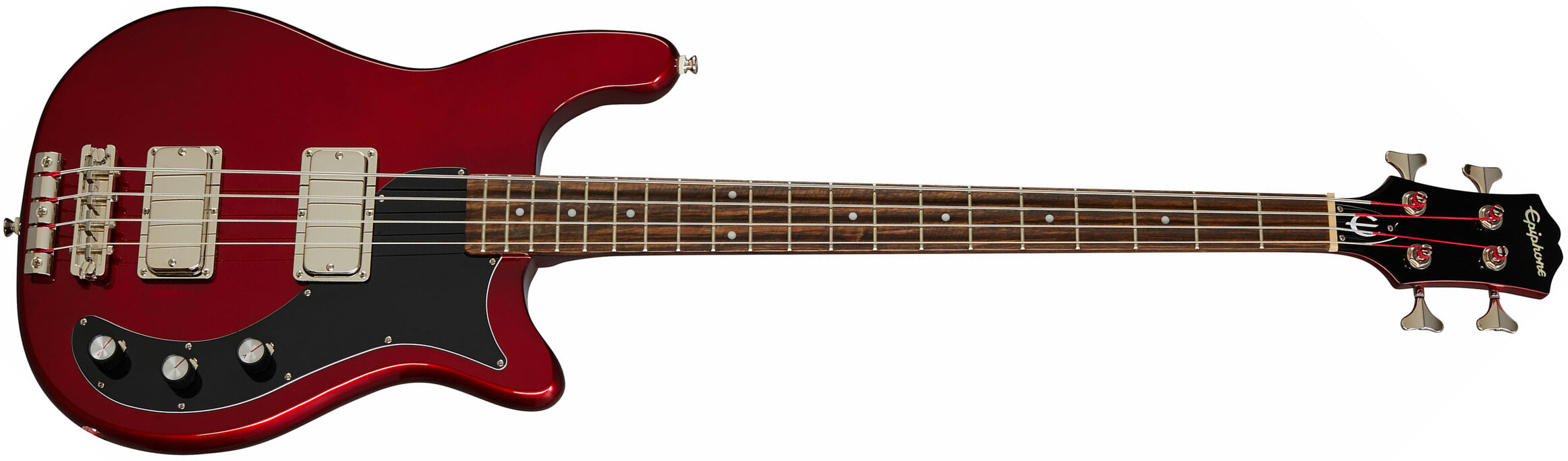 Epiphone Embassy Bass Original Lau - Sparkling Burgundy - Solidbody E-bass - Main picture