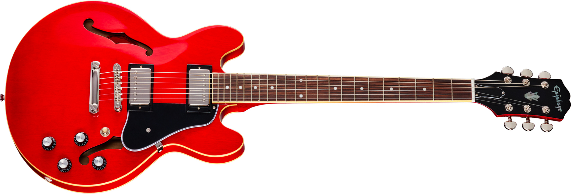 Epiphone Es339 Ibg 2h Ht Rw - Cherry - Semi-Hollow E-Gitarre - Main picture