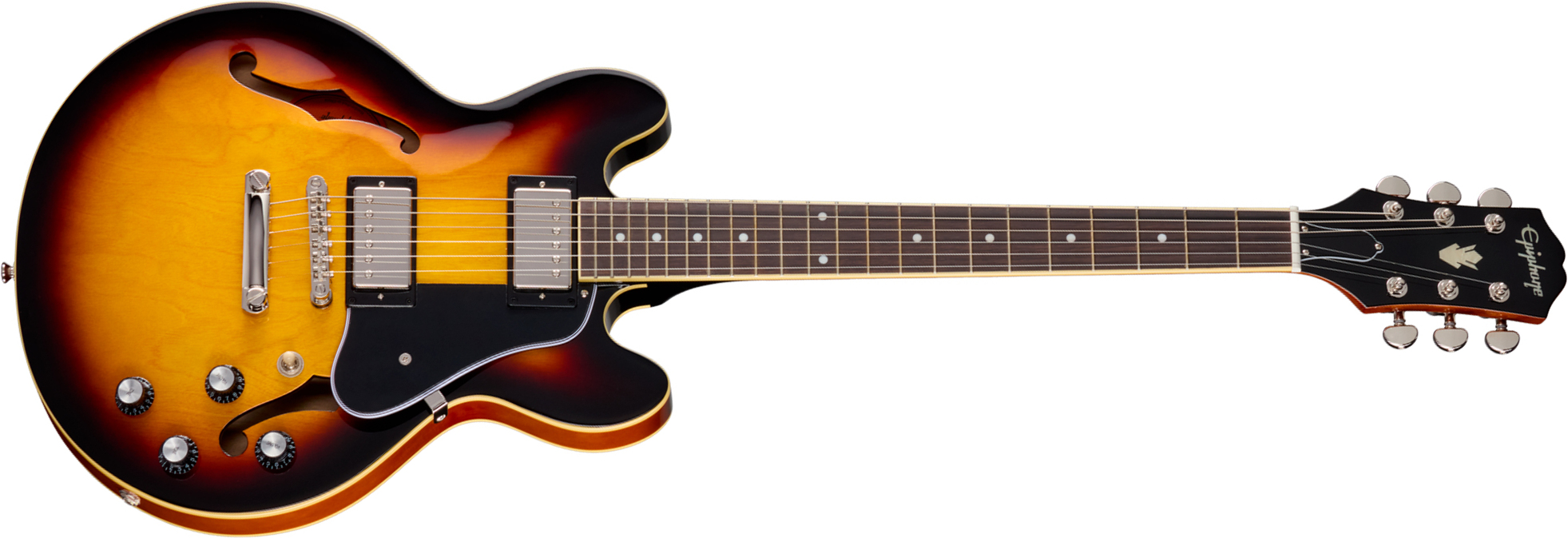 Epiphone Es339 Ibg 2h Ht Rw - Vintage Sunburst - Semi-Hollow E-Gitarre - Main picture