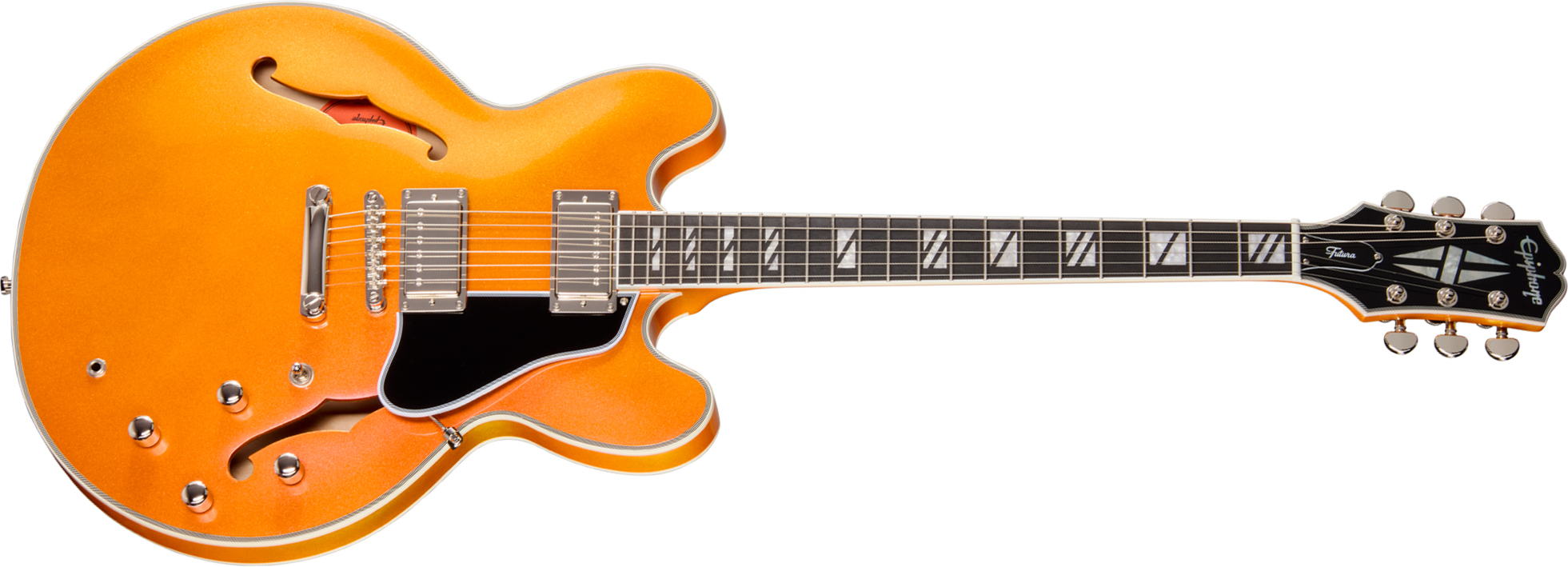 Epiphone Es355 Futura Ibg 2h Ht Eb - Firestorm Shift - Semi-Hollow E-Gitarre - Main picture