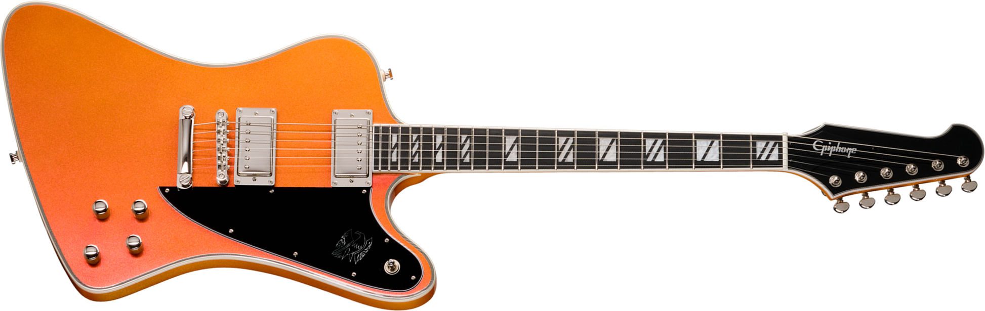 Epiphone Firebird Custom Futura Ibg 2h Ht Eb - Firestorm Shift - E-Gitarre aus Metall - Main picture