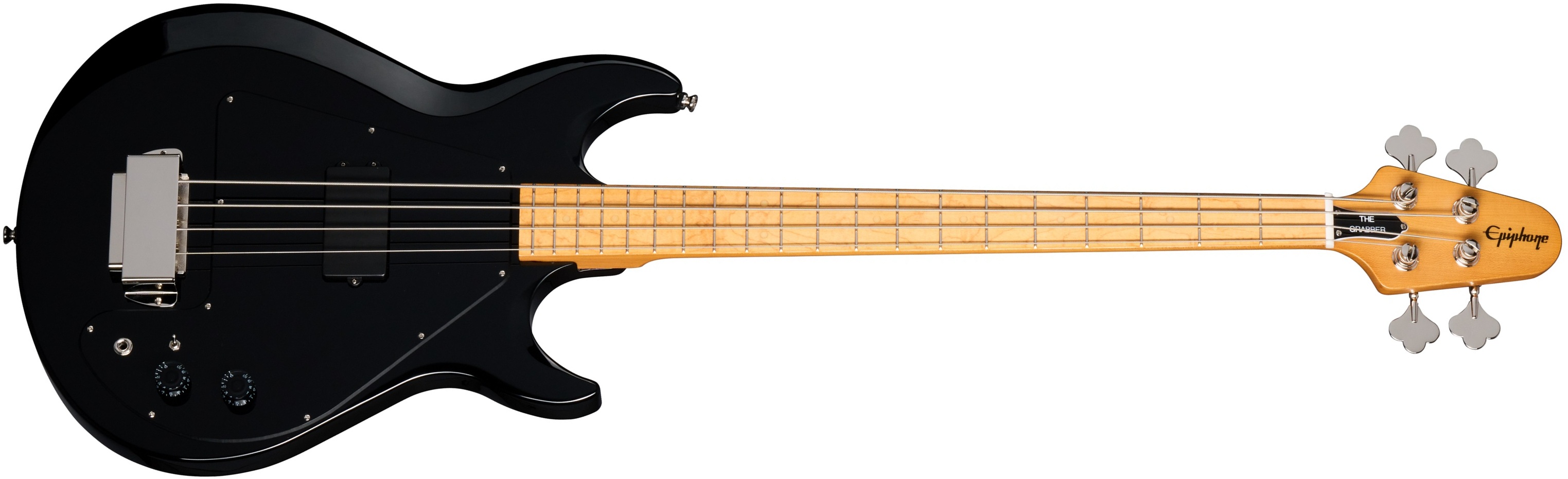 Epiphone Grabber Bass Humbucker Mn - Ebony - Solidbody E-bass - Main picture