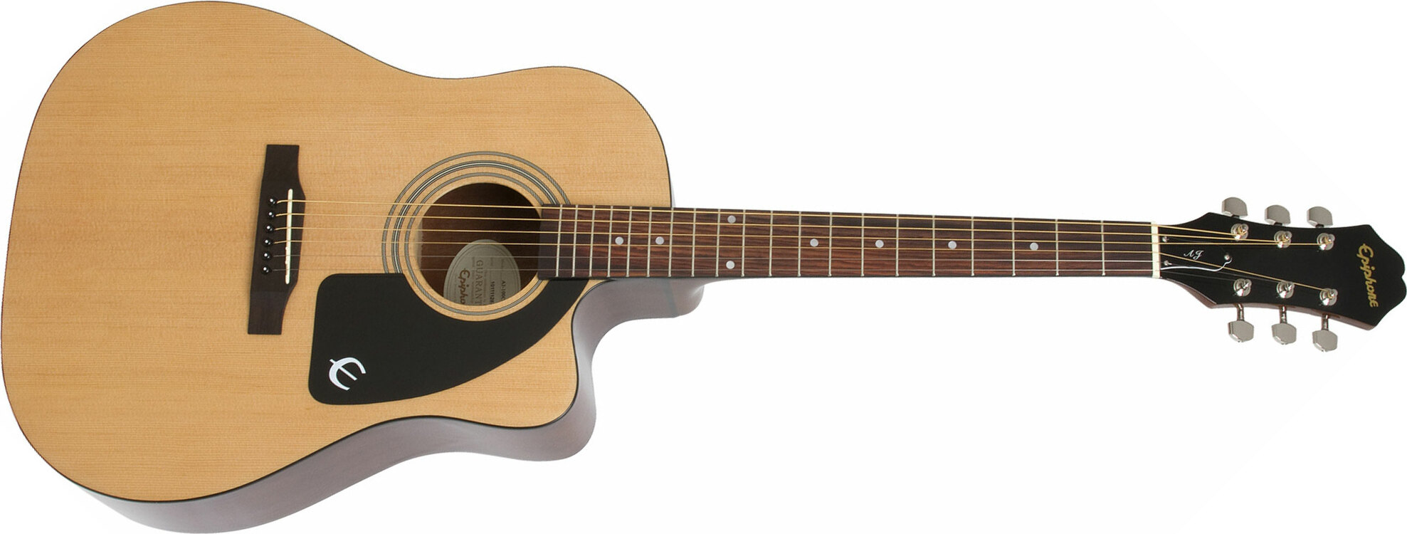 Epiphone J-15 Ec Dreadnought Cw Epicea Acajou Pf - Natural - Elektroakustische Gitarre - Main picture