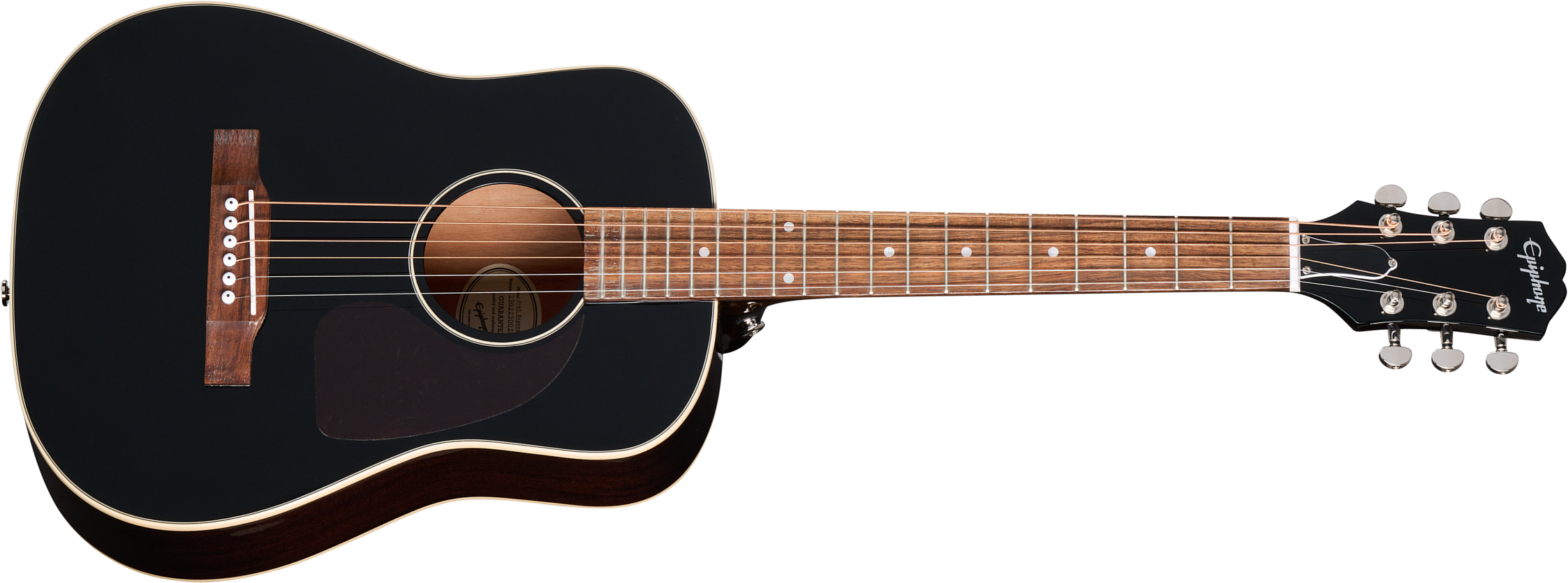 Epiphone J-45 Express Modern Dreadnought 7/8 Shsc Epicea Acajou Lau - Ebony - Folk-Gitarre - Main picture