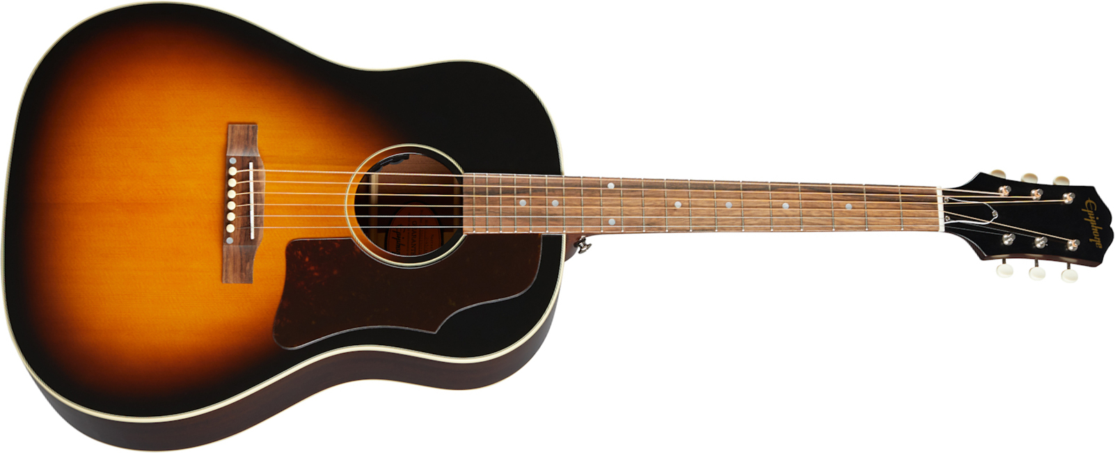 Epiphone J-45 Inspired By Gibson Dreadnought Epicea Acajou Lau - Aged Vintage Sunburst - Elektroakustische Gitarre - Main picture