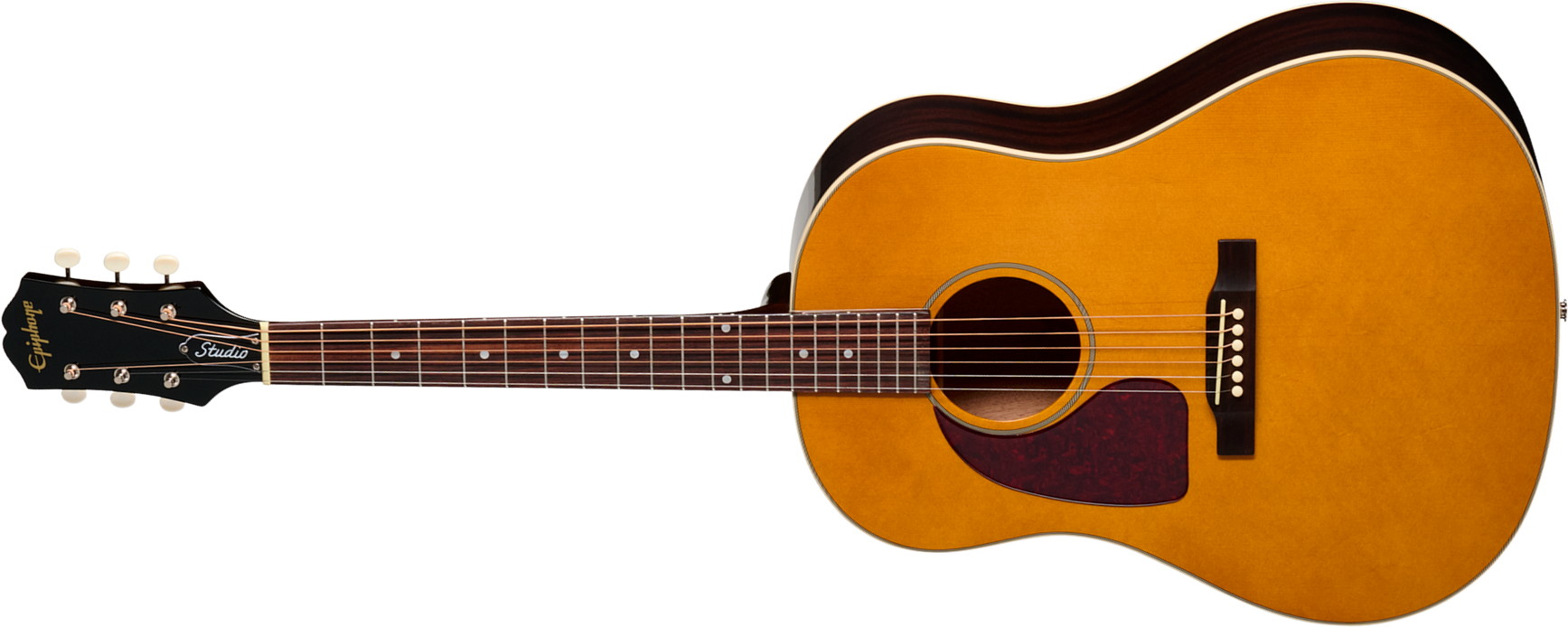 Epiphone J45 Studio Lh Gaucher Ibg Dreadnought Epicea Acajou Rw - Natural - Folk-Gitarre - Main picture
