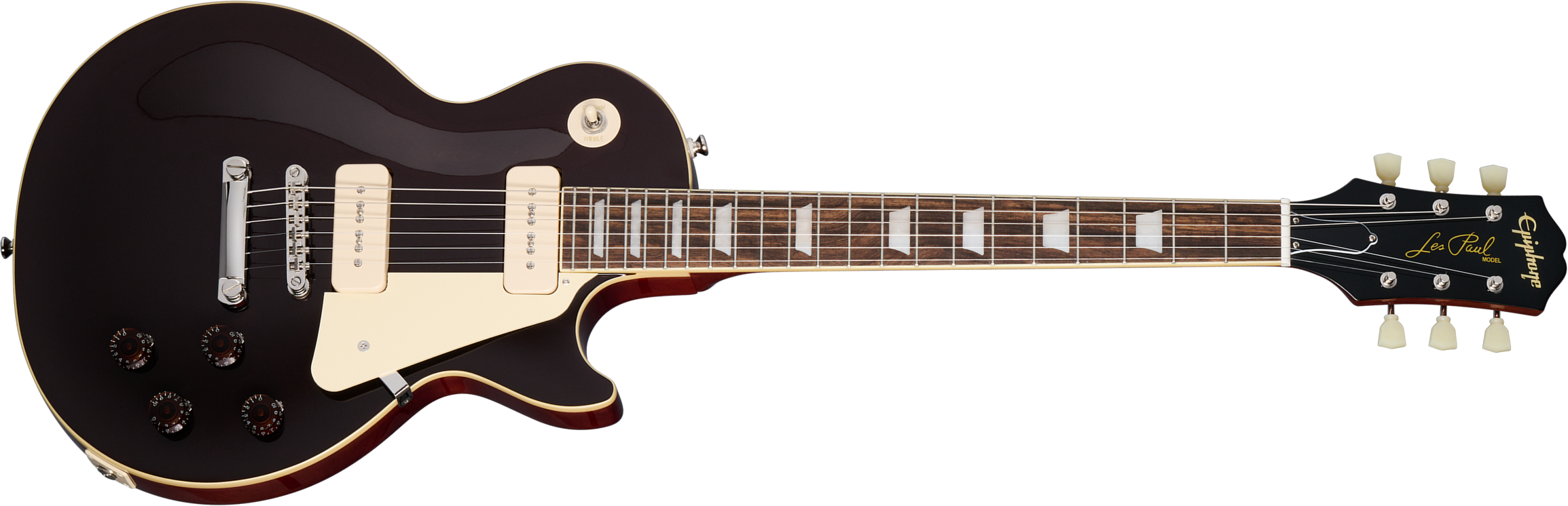 Epiphone Joe Bonamassa Les Paul Standard 1955 Signature 2s P90 Ht Lau - Copper Iridescent - Single-Cut-E-Gitarre - Main picture