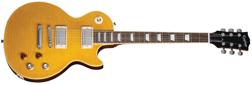 Epiphone Kirk Hammett Les Paul Standard 1959 Greeny Signature 2h Ht Rw - Greeny Burst - Single-Cut-E-Gitarre - Main picture