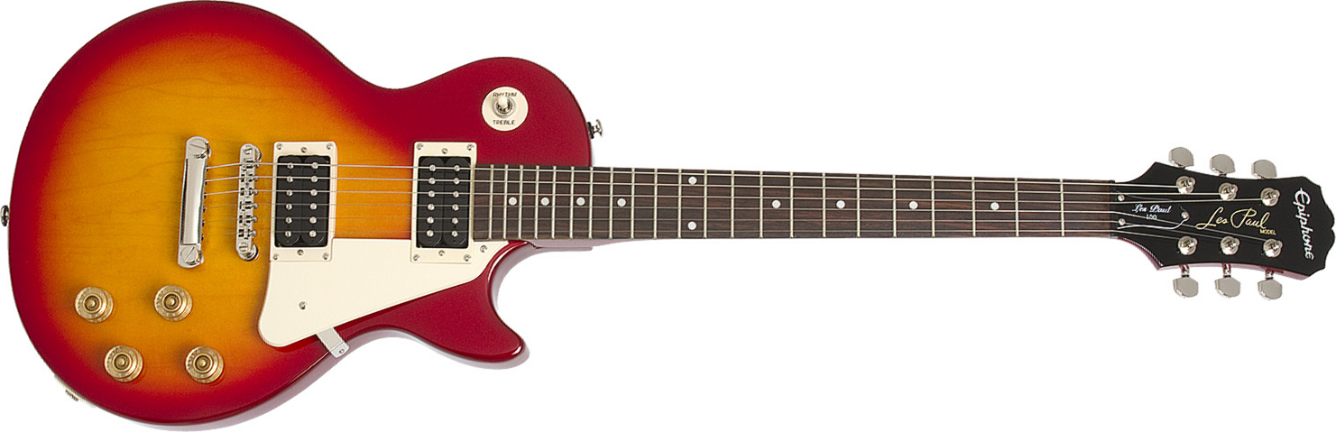Epiphone Les Paul 100 Ch - Heritage Cherry Sunburst - Single-Cut-E-Gitarre - Main picture