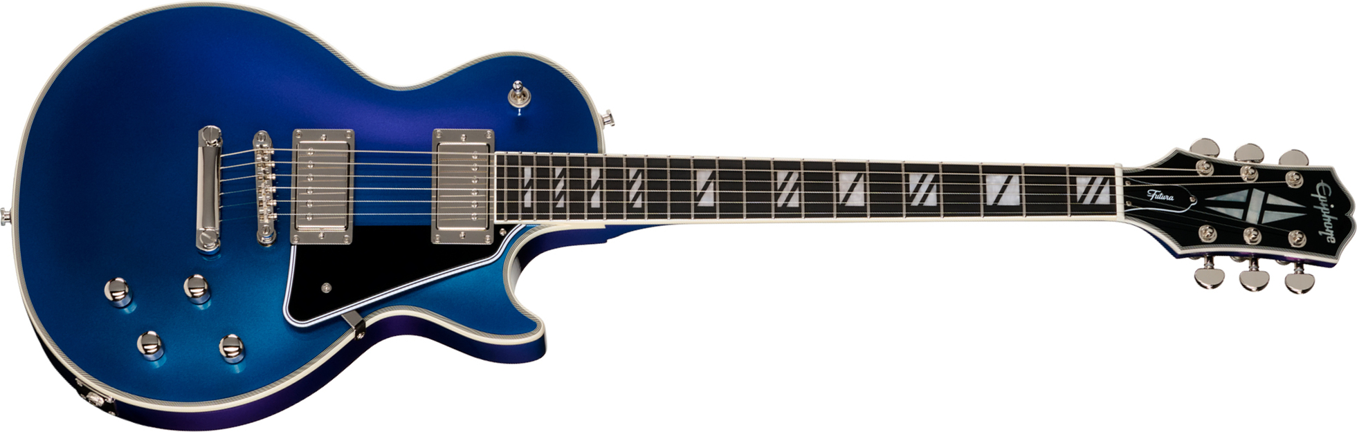 Epiphone Les Paul Custom Futura Ibg 2h Ht Eb - Twilight Shift - Single-Cut-E-Gitarre - Main picture