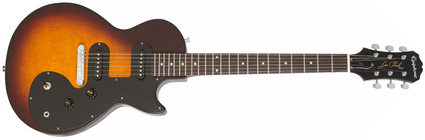 Epiphone Les Paul Melody Maker E1 2s Ht - Vintage Sunburst - Single-Cut-E-Gitarre - Main picture