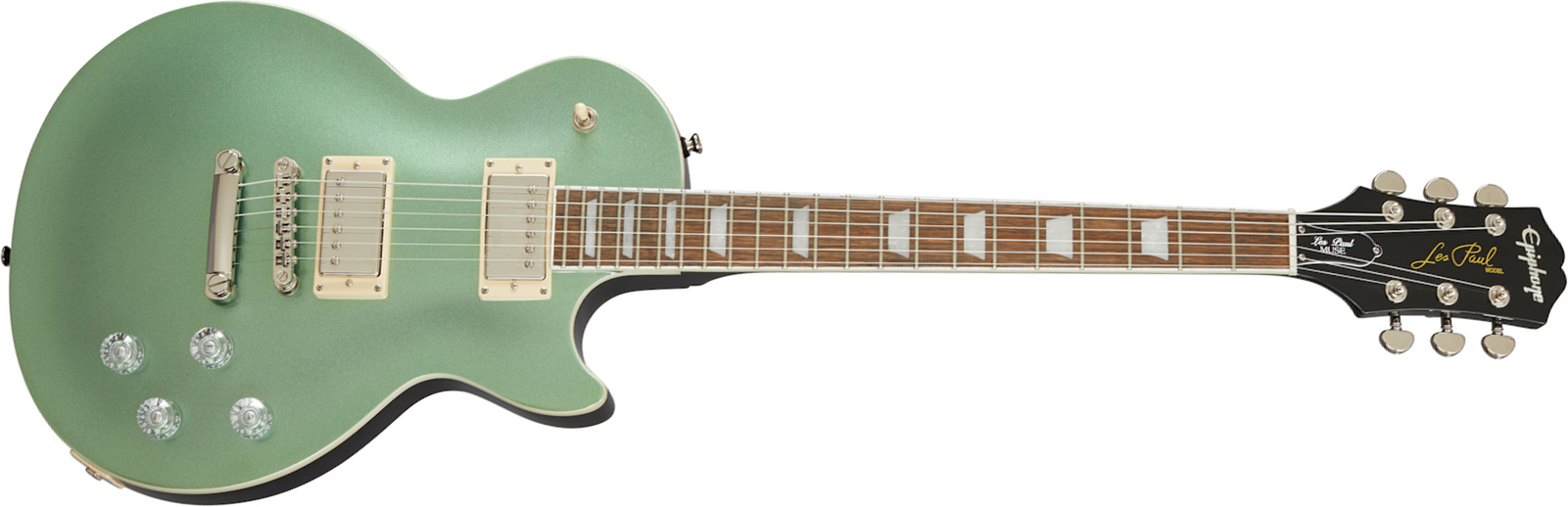 Epiphone Les Paul Muse Modern 2h Ht Lau - Wanderlust Green Metallic - Single-Cut-E-Gitarre - Main picture