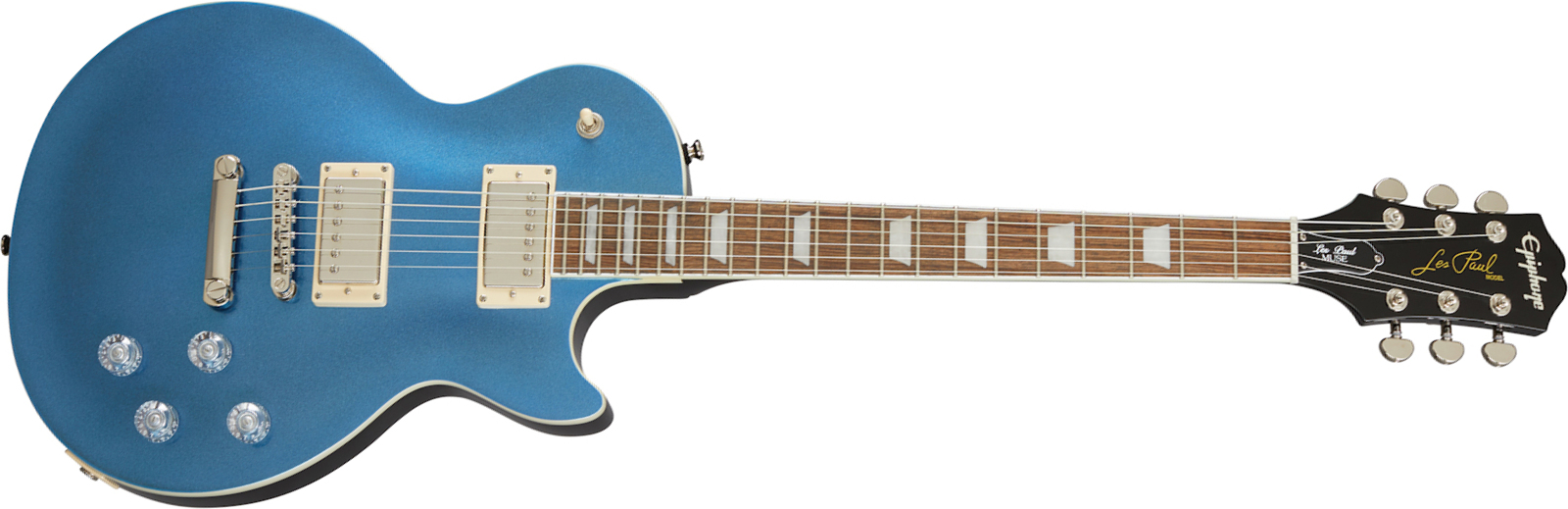 Epiphone Les Paul Muse Modern 2h Ht Lau - Radio Blue Metallic - Single-Cut-E-Gitarre - Main picture