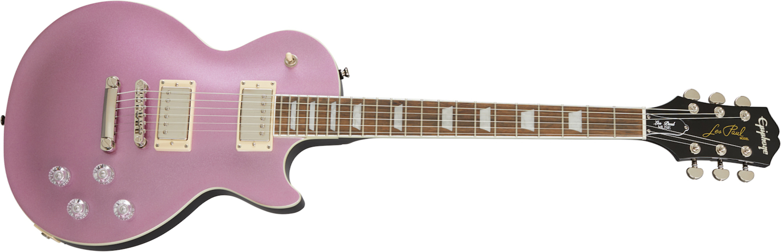Epiphone Les Paul Muse Modern 2h Ht Lau - Purple Passion Metallic - Single-Cut-E-Gitarre - Main picture