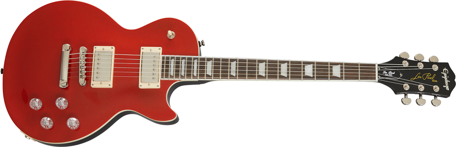 Epiphone Les Paul Muse Modern 2h Ht Lau - Scarlet Red Metallic - Single-Cut-E-Gitarre - Main picture