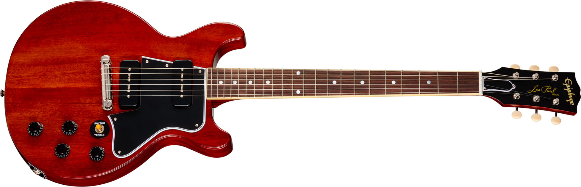 Epiphone Les Paul Special 1960 Dc Reissue Ibc 2s P90 Gibson Ht Rw - Cherry Red - Double Cut E-Gitarre - Main picture