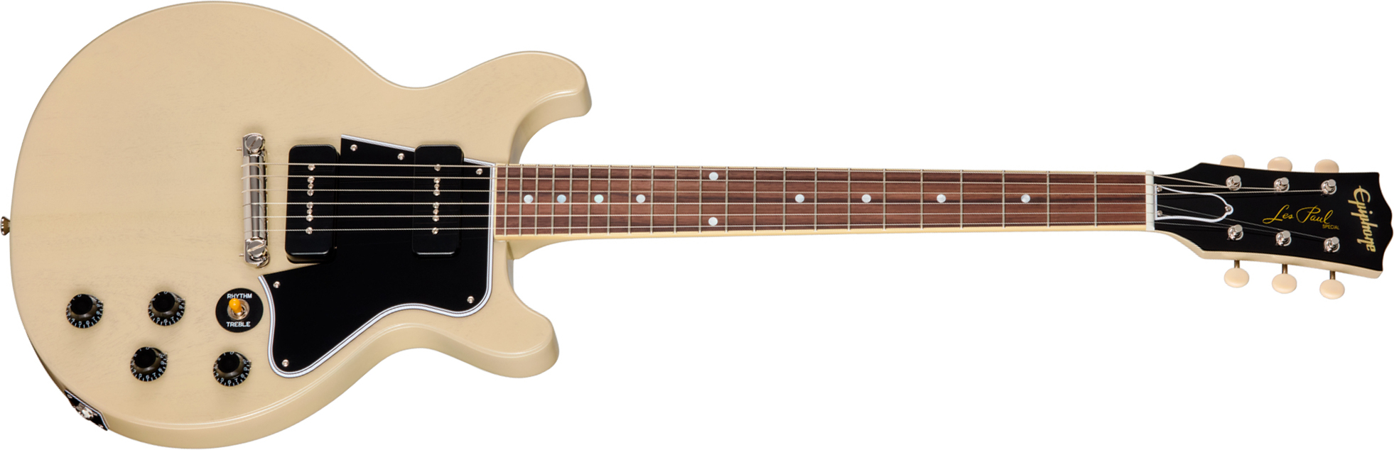 Epiphone Les Paul Special 1960 Dc Reissue Ibc 2s P90 Gibson Ht Rw - Tv White - Double Cut E-Gitarre - Main picture