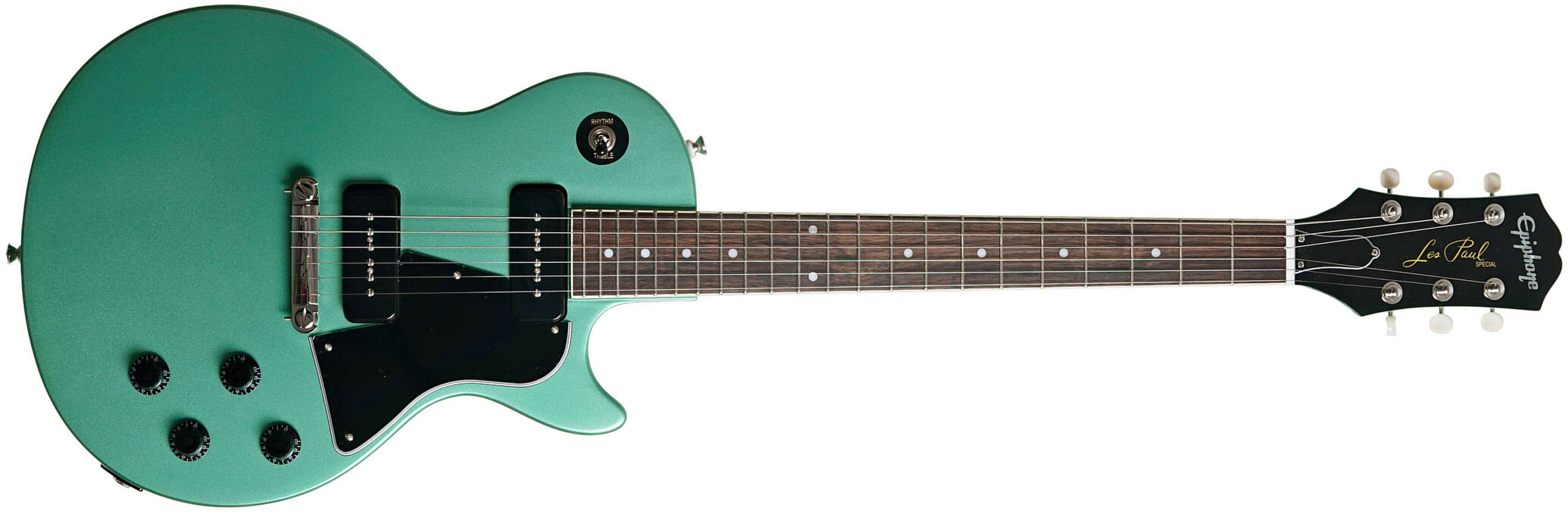 Epiphone Les Paul Special 2p90 Ht Lau - Inverness Green - Double Cut E-Gitarre - Main picture