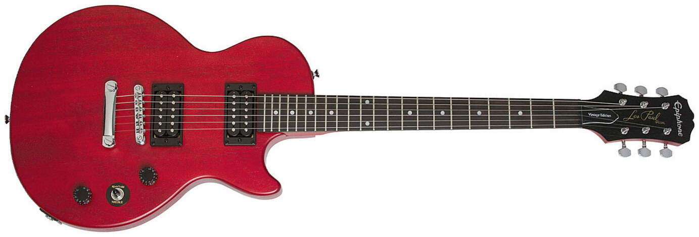 Epiphone Les Paul Special Ve 2016 - Vintage Worn Cherry - Single-Cut-E-Gitarre - Main picture
