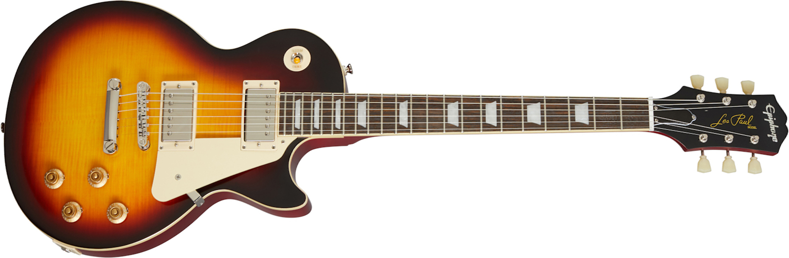 Epiphone Les Paul Standard 1959 Outfit 2h Ht Rw - Aged Dark Burst - Single-Cut-E-Gitarre - Main picture